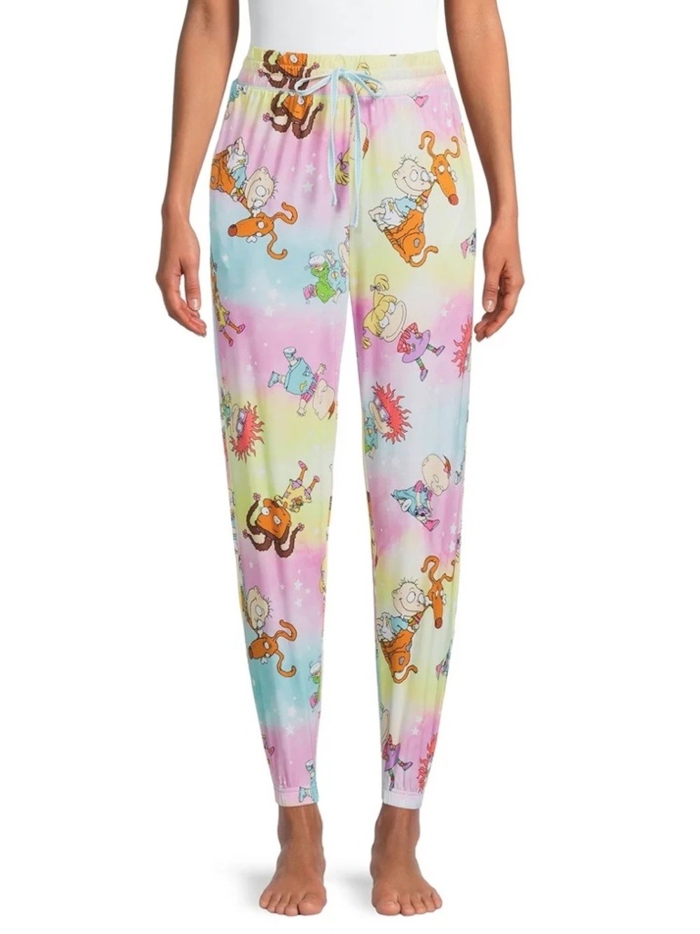 Rugrats Pastel Ombré Multicolor Cartoon Character Pajama Pants